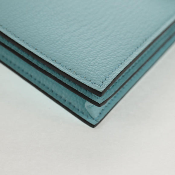 HERMES Bane Souffle Wallet Shave Light Blue Auth am9208SM