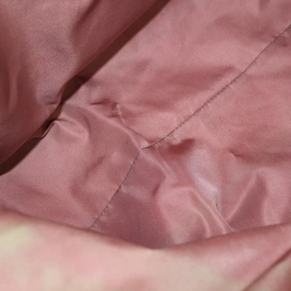 PRADA Tote Bag Nylon Khaki Gold Auth am9209