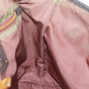 PRADA Tote Bag Nylon Khaki Gold Auth am9209-18