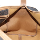 Christian Dior Honeycomb Canvas Boston Bag PVC Black Gold Auth am9211-21