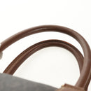 Christian Dior Honeycomb Canvas Boston Bag PVC Black Gold Auth am9211-14