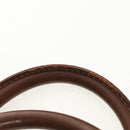 Christian Dior Honeycomb Canvas Boston Bag PVC Black Gold Auth am9211-9