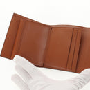 CELINE Triomphe Compact Wallet PVC Black Auth am9212M-21