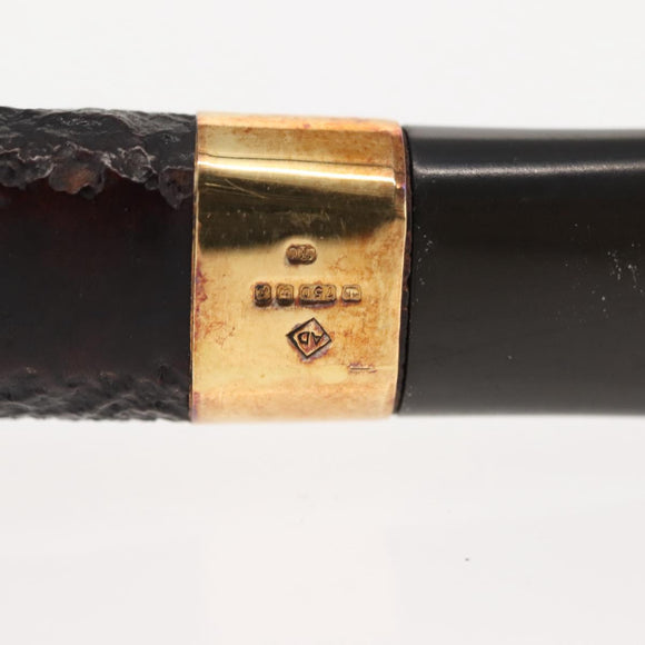 Dunhill DUNHILL SHELL Pipe Wood Brown Auth am9216