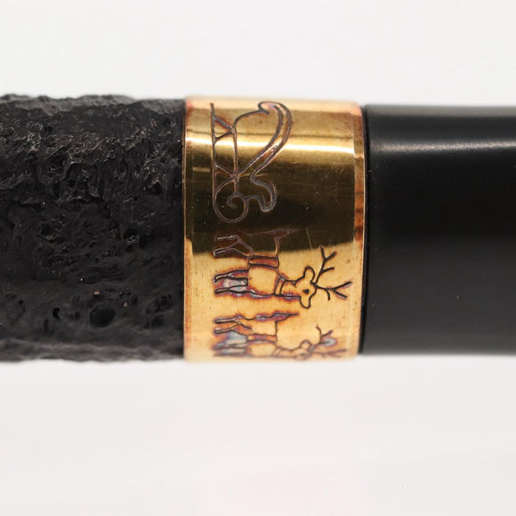 Dunhill DUNHILL SHELL Pipe Wood Brown Auth am9216