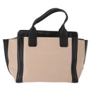 Chloe Alison Tote Bag Leather Pink Black Auth am9218-2