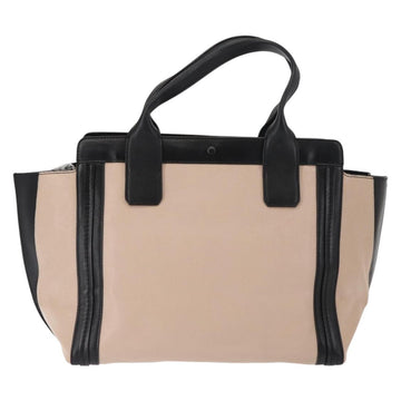 Chloe Alison Tote Bag Leather Pink Black Auth am9218 - 0