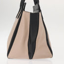 Chloe Alison Tote Bag Leather Pink Black Auth am9218-3