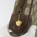 GUCCI GG Supreme Clutch Bag PVC Beige Gold 014 89 0094 Auth am9221-9