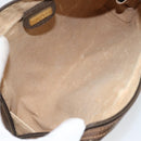 GUCCI GG Supreme Clutch Bag PVC Beige Gold 014 89 0094 Auth am9221-11