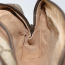 GUCCI GG Supreme Clutch Bag PVC Beige Gold 014 89 0094 Auth am9221-17