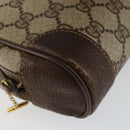 GUCCI GG Supreme Clutch Bag PVC Beige Gold 014 89 0094 Auth am9221-14