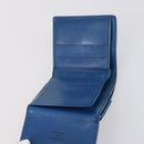 LOUIS VUITTON Epi Monogram Wallet 3Set Blue LV Auth am9225-23