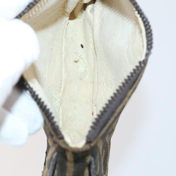 FENDI Bulgari Gucci GG Canvas Pouch Canvas 3Set Black Beige pink Auth am9226