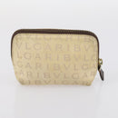 FENDI Bulgari Gucci GG Canvas Pouch Canvas 3Set Black Beige pink Auth am9226-18