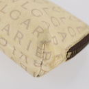 FENDI Bulgari Gucci GG Canvas Pouch Canvas 3Set Black Beige pink Auth am9226-22