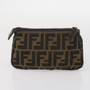 FENDI Bulgari Gucci GG Canvas Pouch Canvas 3Set Black Beige pink Auth am9226-9