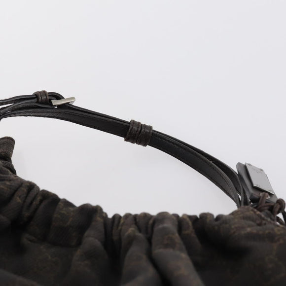 GUCCI GG Canvas Supreme Bamboo Bag Nylon PVC 3Set Beige Black Auth am9227