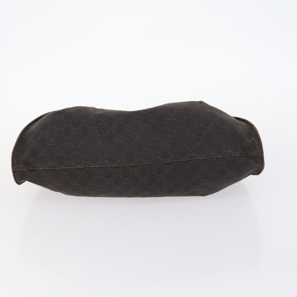 GUCCI GG Canvas Supreme Bamboo Bag Nylon PVC 3Set Beige Black Auth am9227