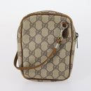 GUCCI GG Canvas Supreme Bamboo Bag Nylon PVC 3Set Beige Black Auth am9227-18