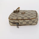 GUCCI GG Canvas Supreme Bamboo Bag Nylon PVC 3Set Beige Black Auth am9227-19