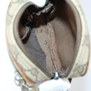 GUCCI GG Canvas Supreme Bamboo Bag Nylon PVC 3Set Beige Black Auth am9227-22