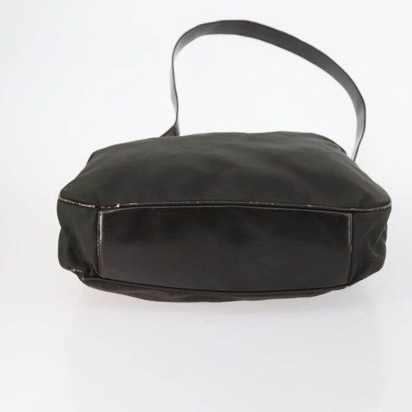 GUCCI GG Canvas Supreme Bamboo Bag Nylon PVC 3Set Beige Black Auth am9227