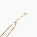 SAINT LAURENT Necklace metal 2 Set Gold Auth am9228-11