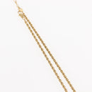 SAINT LAURENT Necklace metal 2 Set Gold Auth am9228-5