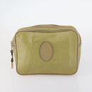 SAINT LAURENT Handtas Leer 2Delig Zwart Goud beige Auth am9229-10