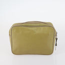 SAINT LAURENT Handtas Leer 2Delig Zwart Goud beige Auth am9229-11
