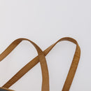 SAINT LAURENT Handtas Leer 2Delig Zwart Goud beige Auth am9229-6