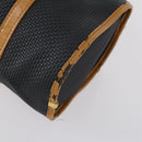 SAINT LAURENT Handtas Leer 2Delig Zwart Goud beige Auth am9229-8