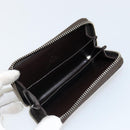 GUCCI GG Canvas Guccissima Wallet Leather Brown Silver 255452 Auth am9231-13