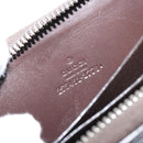 GUCCI GG Canvas Guccissima Wallet Leather Brown Silver 255452 Auth am9231-14