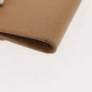 GUCCI Bifold Wallet Leather Outlet Beige Gold Beige 615525 Auth am9232-10