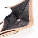 GUCCI Bifold Wallet Leather Outlet Beige Gold Beige 615525 Auth am9232-15