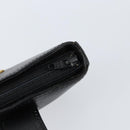 SAINT LAURENT Coin Purse Leather Black Auth am9233-10