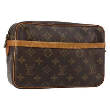 LOUIS VUITTON Monogram Compiegne 23 Clutch Bag M51847 LV Auth am9238