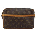 LOUIS VUITTON Monogram Compiegne 23 Clutch Bag M51847 LV Auth am9238-13