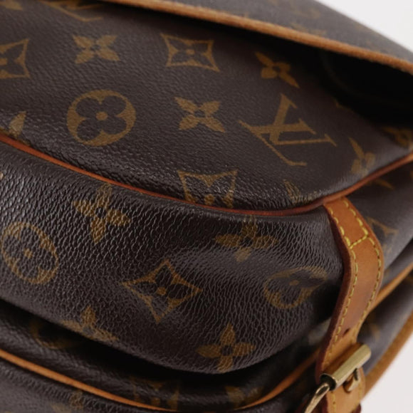 LOUIS VUITTON Monogram Saumur 30 Shoulder Bag M42256 LV Auth am9240