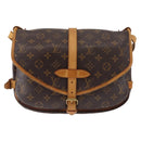 LOUIS VUITTON Monogram Saumur 30 Shoulder Bag M42256 LV Auth am9240-13
