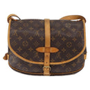 LOUIS VUITTON Monogram Saumur 30 Shoulder Bag M42256 LV Auth am9240-2