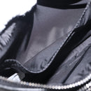 VERSACE Body Bag Leather Black Auth am9243-23