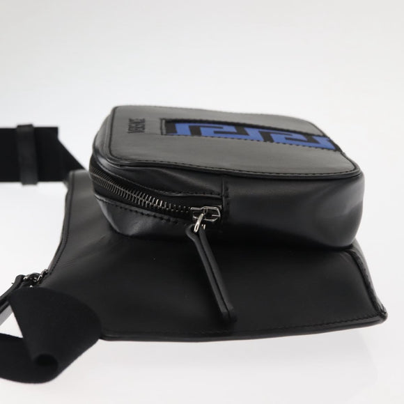 VERSACE Crossbodytas Leer Zwart Authentiek am9243