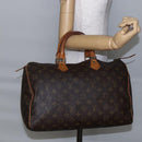 LOUIS VUITTON Monogram Speedy 35 Hand Bag Vintage M41524 LV Auth am9246-22
