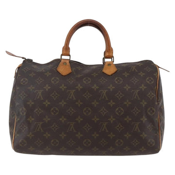 LOUIS VUITTON Monogram Speedy 35 Hand Bag Vintage M41524 LV Auth am9246 - 0