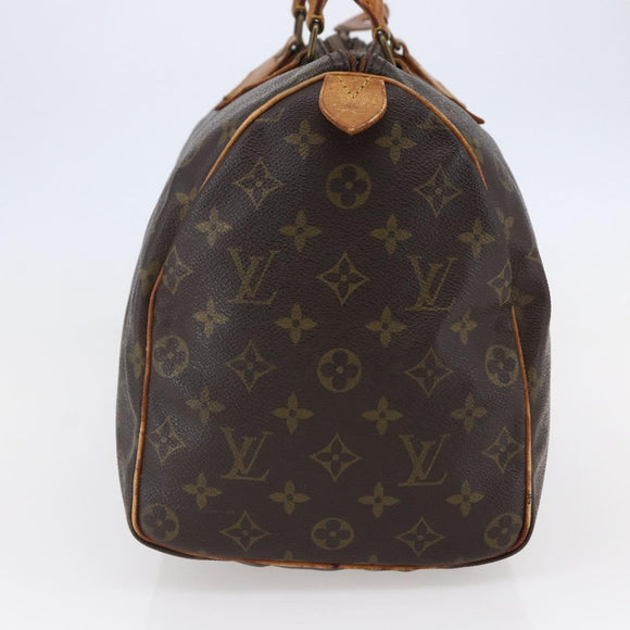 LOUIS VUITTON Monogram Speedy 35 Hand Bag Vintage M41524 LV Auth am9246