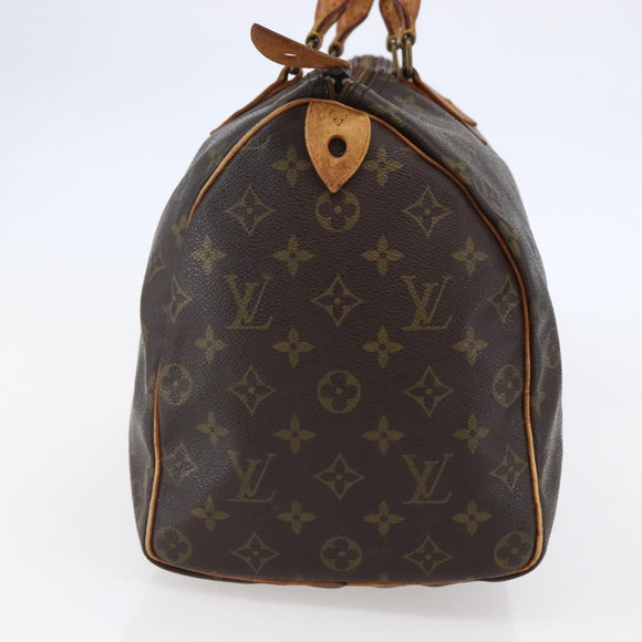 LOUIS VUITTON Monogram Speedy 35 Hand Bag Vintage M41524 LV Auth am9246