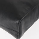 PRADA Tote Bag Safiano leather Black Silver Auth am9247-14